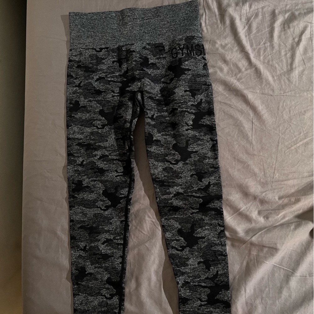 Gymshark Black Camo Leggings